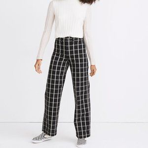 Madewell Emmett Pants in Windowpane Size 24